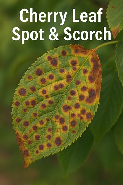 Cherry leaf spot and scorch